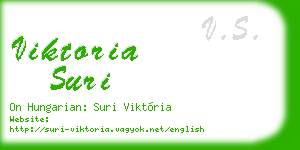 viktoria suri business card